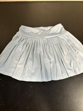 art class Light Blue Pleated Skater Skirt